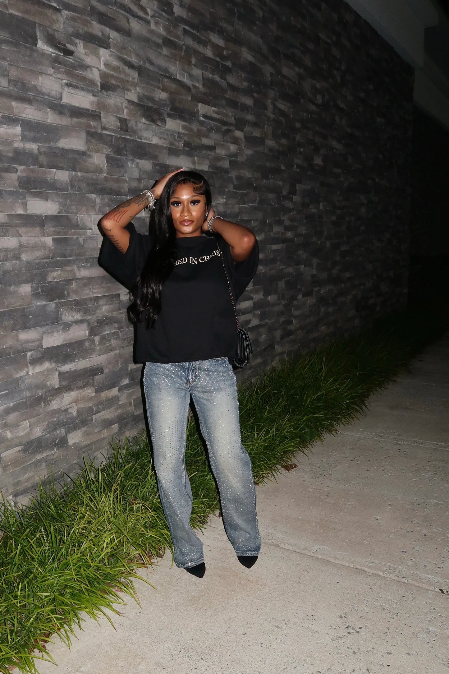 Jesus Rhinestone Shirt