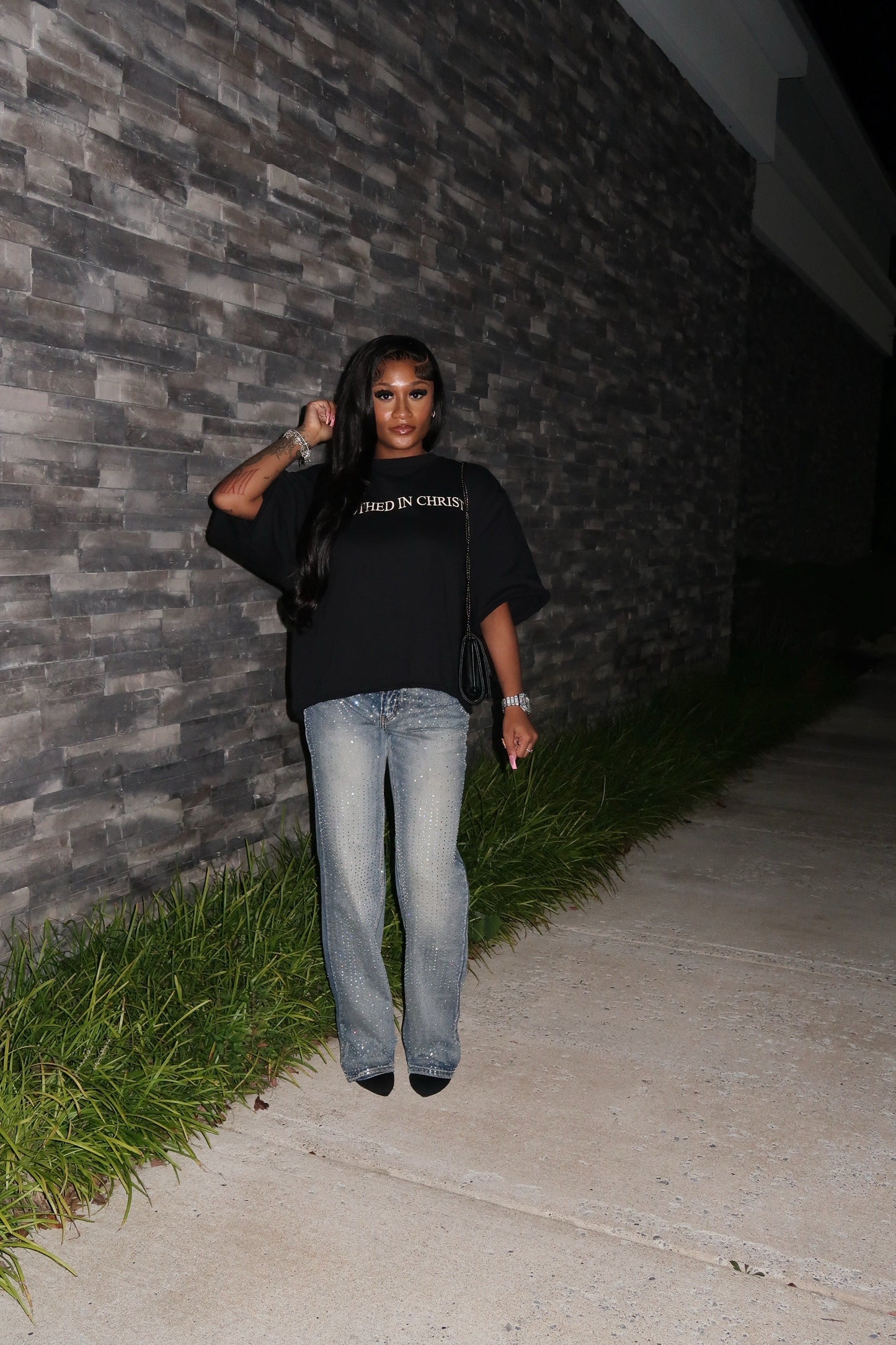 Jesus Rhinestone Shirt