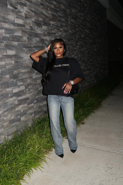 Jesus Rhinestone Shirt