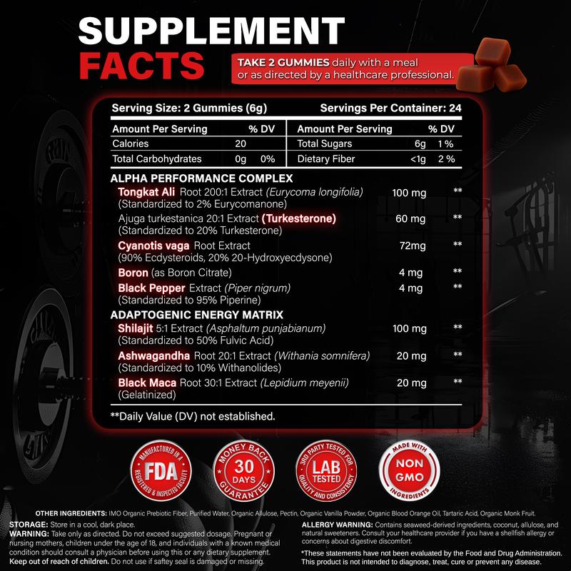 Alpha Male Complex | Boost Energy & Focus